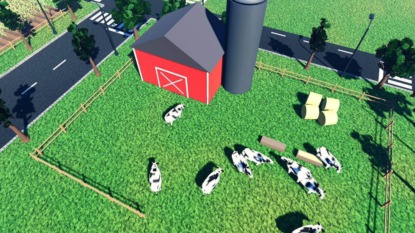 A dairy farm in Willow Creek