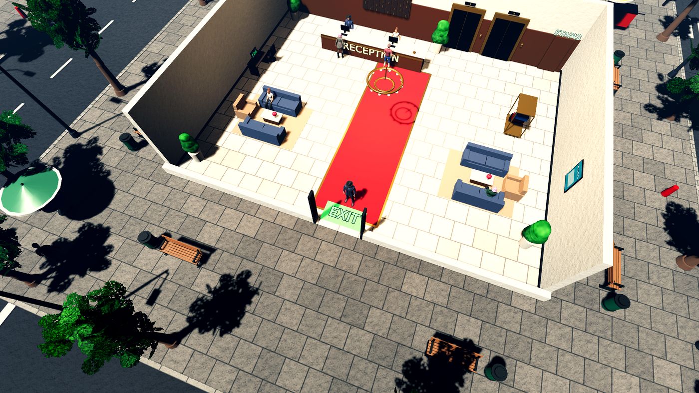 Hotel lobby